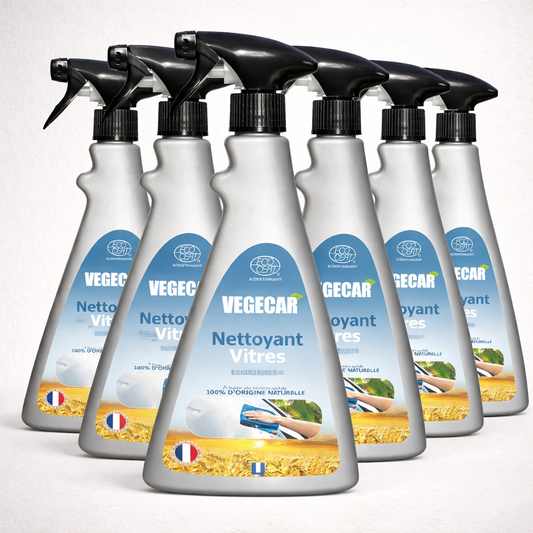 BIO ATTITUDE VEGECAR ECOCERT – Nettoyant vitres 99% naturel sans traces prêt à l’emploi