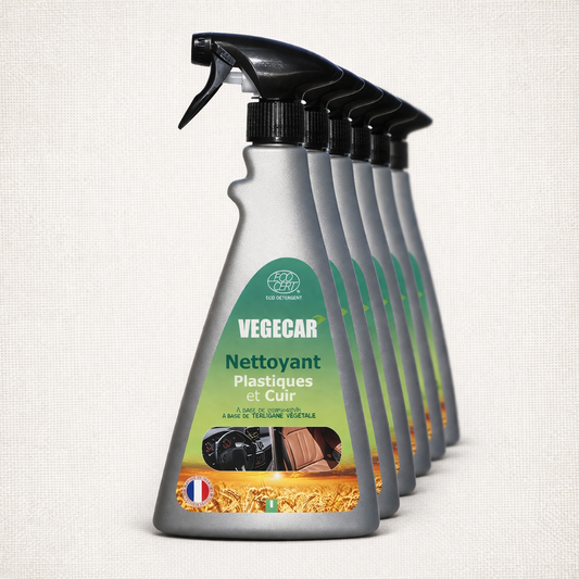 BIO ATTITUDE VEGECAR ECOCERT – Nettoyant plastique cuir intérieur auto 99% naturel