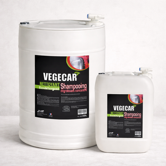 BIO ATTITUDE VEGECAR ECOCERT – Shampoing dégraissant concentré 97% naturel agréé alimentaire