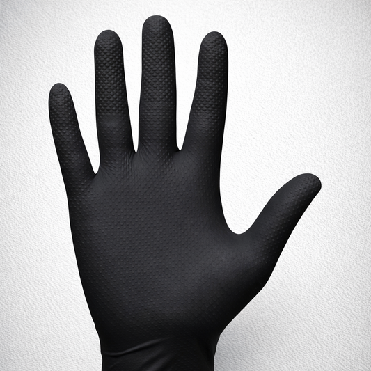 Go Grip Gants nitrile texturés ultra résistants - Boîte de 50