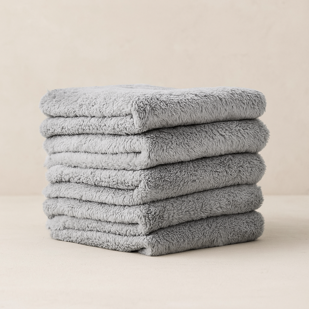 Lot de 5 microfibres de polissage