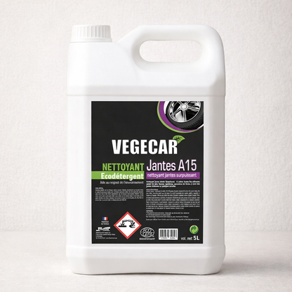 BIO ATTITUDE VEGECAR ECOCERT – Nettoyant jantes A15 alcalin surpuissant 97% naturel