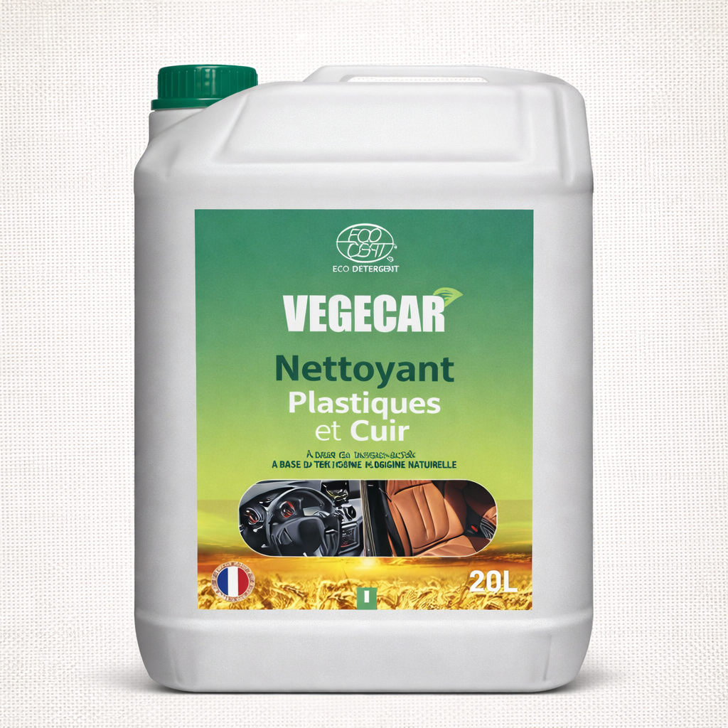 BIO ATTITUDE VEGECAR ECOCERT – Nettoyant plastique cuir intérieur auto 99% naturel