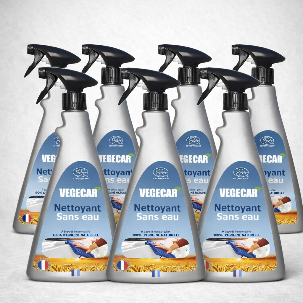 BIO ATTITUDE VEGECAR ECOCERT – Nettoyant sans eau 99% naturel carrosserie