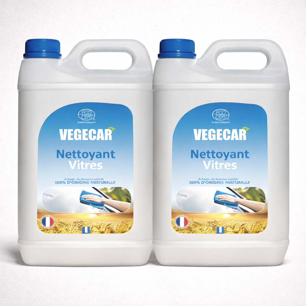 BIO ATTITUDE VEGECAR ECOCERT – Nettoyant vitres 99% naturel sans traces prêt à l’emploi