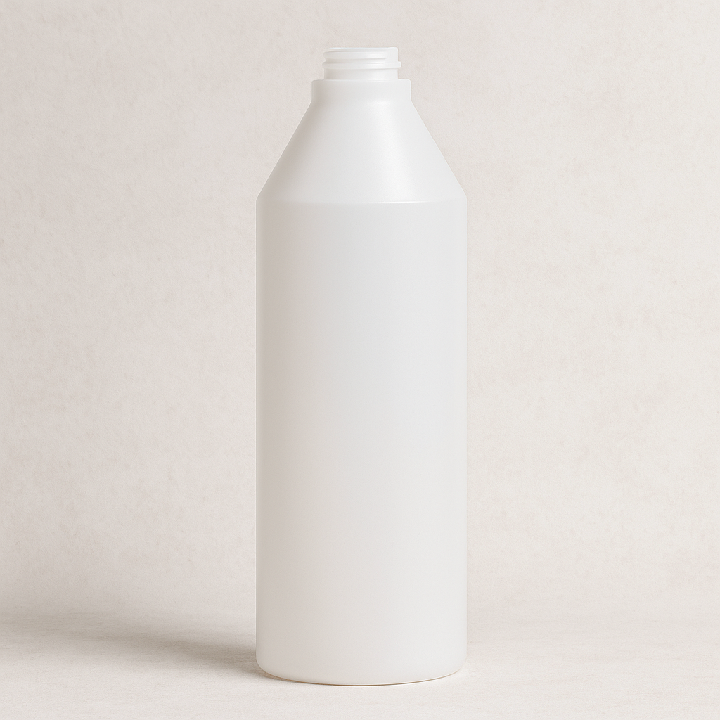 Bouteille en polyéthylène transparente 1L