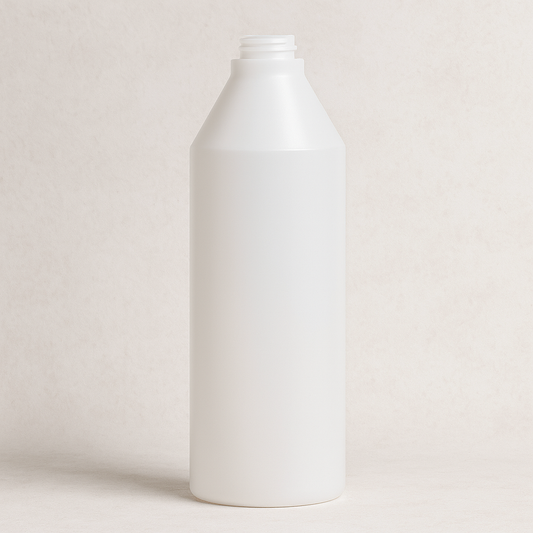Bouteille en polyéthylène transparente 1L