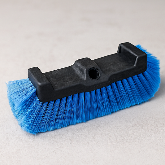 Brosse triple pour manche télescopique