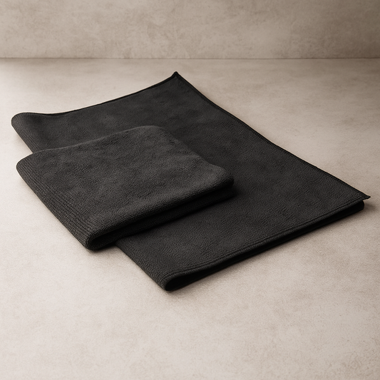 Grande microfibre noire