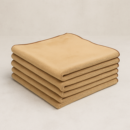 Lot de 5 microfibres bronze