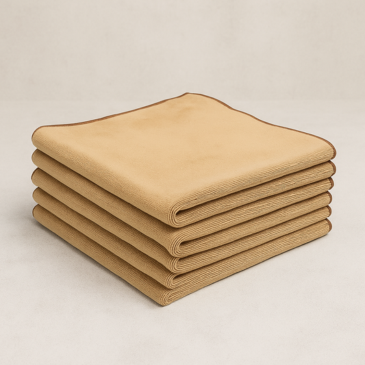 Lot de 5 microfibres bronze