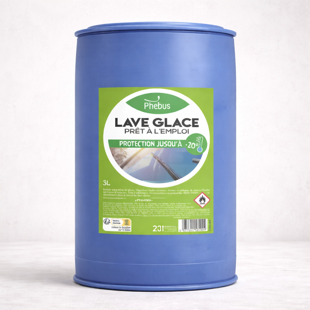 PHEBUS Lave-glace -20°C – nettoyant vitres et phares sans toxiques hiver