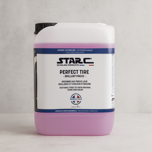 STARC PERFECT TIRE : Faire briller durablement le flanc des pneus
