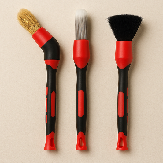 Set de 3 pinceaux avec coude