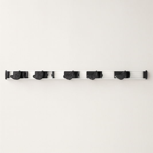 Support mural pour manches (5 attaques et 5 crochets)