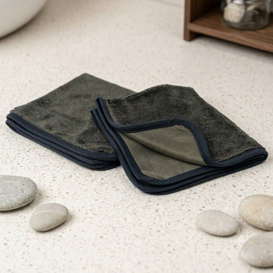 Lot de 5 Microfibre de Séchage Single Magnet | 40×40 cm